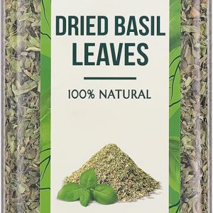 Soeos Sweet Basil Leaf 5 Ounce Dried Herbs for Cooking-0