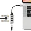 LETLEX USB C Hub with RJ45 and USB 3.0-3