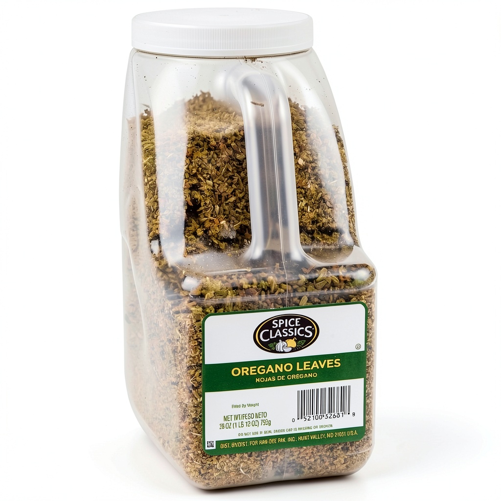 Spice Classics Oregano Leaves in a professional kitchen setting