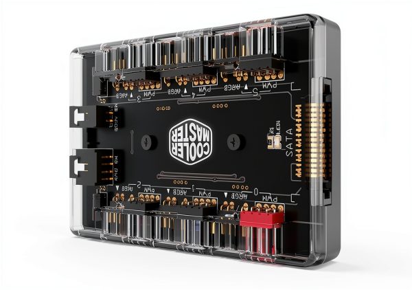 Cooler Master ARGB PWM Hub 6-Port Desktop Magnetic Mount-6