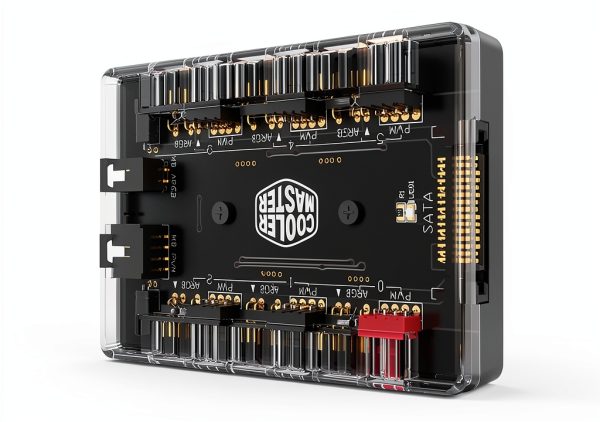 Cooler Master ARGB PWM Hub 6-Port Desktop Magnetic Mount-5