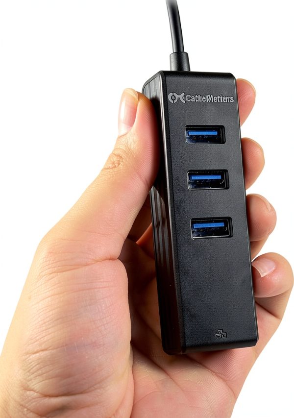USB 3.0 Hub Ethernet Adapter Cable Matters-6