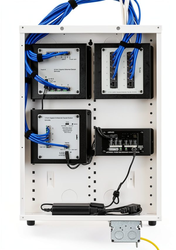 Legrand On-Q 12 Port Cat 5e Network Interface Module-1