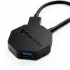 Cable Matters Ultra-Mini 4-Port USB 3.0 Hub Model 202045-BLK Black-1