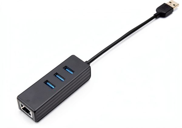 USB 3.0 Hub Ethernet Adapter Cable Matters-1