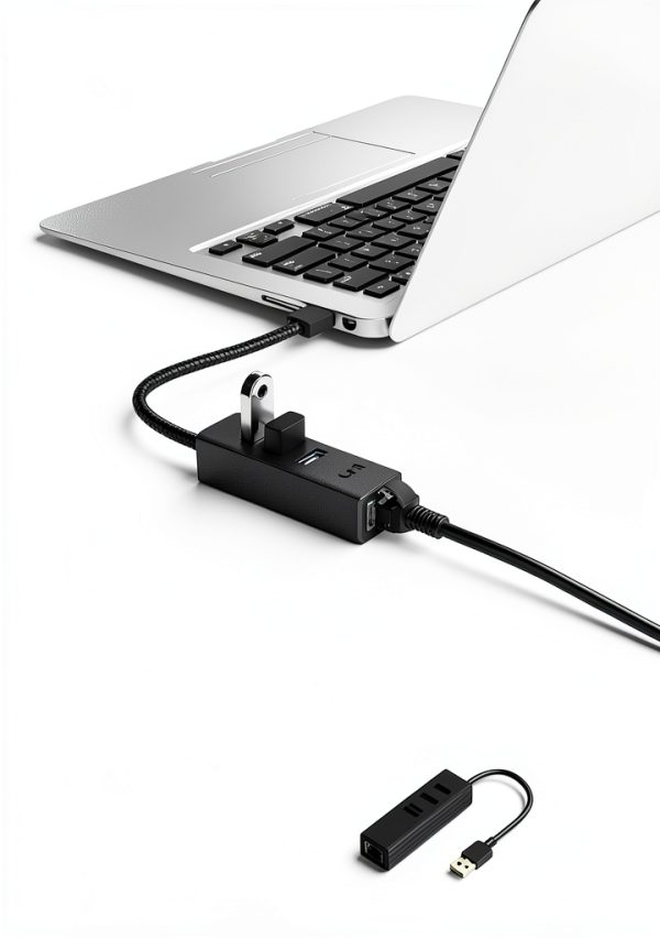 uni USB 3.0 Ethernet Adapter Grey-4