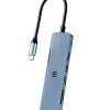 USB C Hub oditton 7-in-1 4K HDMI 100W PD Grey-6