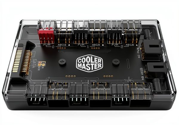 Cooler Master ARGB PWM Hub 6-Port Desktop Magnetic Mount-1