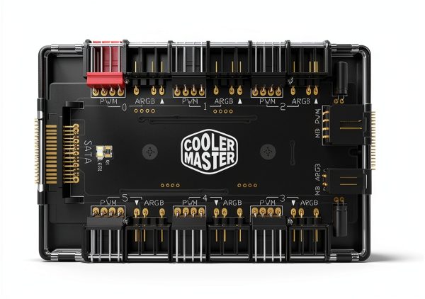 Cooler Master ARGB PWM Hub 6-Port Desktop Magnetic Mount-0