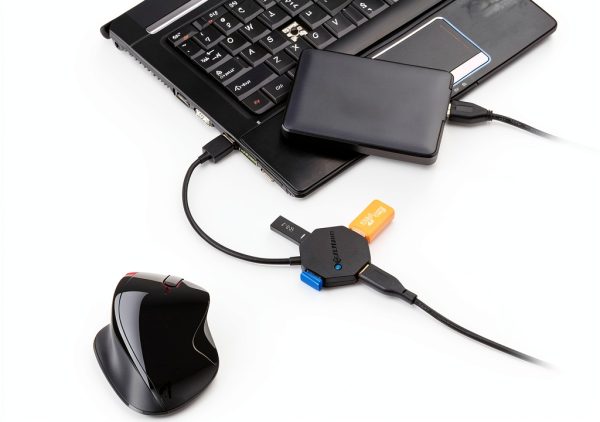 Cable Matters Ultra-Mini 4-Port USB 3.0 Hub Model 202045-BLK Black-4