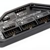 Aquacomputer 7-Port Internal USB 2.0 Hub with Power Monitoring Black-0