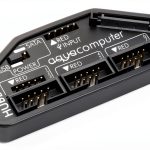 Aquacomputer 7-Port Internal USB 2.0 Hub with Power Monitoring Black-0