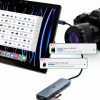 USB C Hub oditton 7-in-1 4K HDMI 100W PD Grey-4
