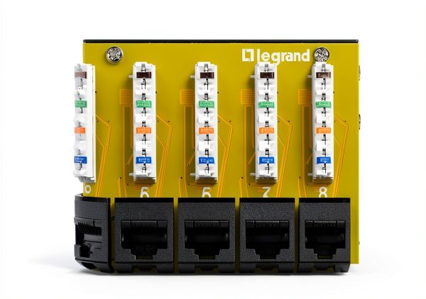 Legrand On-Q 8 Port Cat6 Interface Module UL Listed Steel Housing-4
