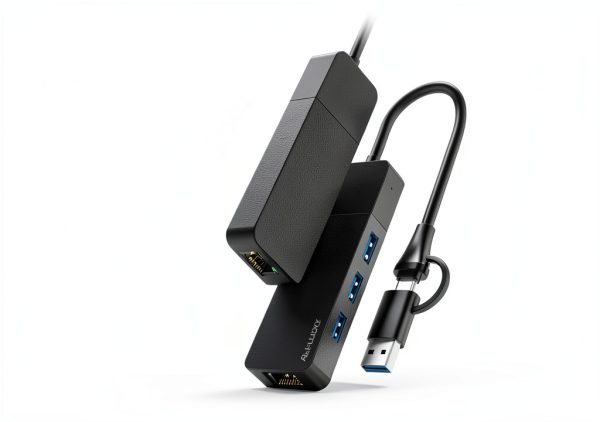 USB C to Ethernet Adapter with 3 USB 3.0 Ports – ALL LUCKY 1‑Pack-6
