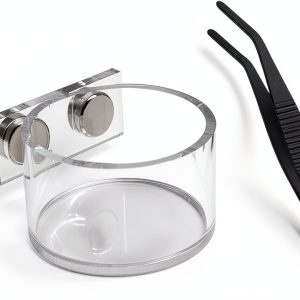 Jumping Spider Feeding Dish Set Julang Magnetic Water Bowl & Tongs-0