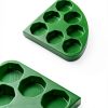 Hermit Crab Food Bowl HERPDEN 2pcs Corner Design 7-Compartment Bowl-6