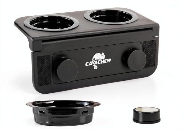Magnetic Gecko Feeding Ledge CAVACHEW ABS Foldable Bowl with 6 Cups-5