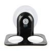 SLSON Gecko Feeder Ledge Acrylic Improved Suction Cup Reptile Feeder with 20 Pack 1 oz Plastic Bowls for Reptiles Food and Water Feeding,Black-2