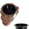 Magnetic Gecko Feeding Ledge OIIBO Resin with 3 PVC Cups 1.5lb Cap-1