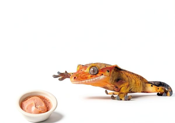 Paper Gecko Feeding Cups Reptiles Food and Water Bowls Feeder 0.5oz Small Cup Feeding Ledge Replacement Cups for Crested Gecko Lizards Spiders,100Pack-3