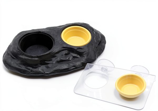 Pangea Large 1.5oz Paper Crested Gecko Food Water Cups 100 Mini Bowls-4