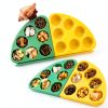 Hermit Crab Food Bowl HERPDEN 2pcs Corner Design 7-Compartment Bowl-3