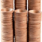 Paper Gecko Feeding Cups Reptiles Food and Water Bowls Feeder 0.5oz Small Cup Feeding Ledge Replacement Cups for Crested Gecko Lizards Spiders,100Pack-0