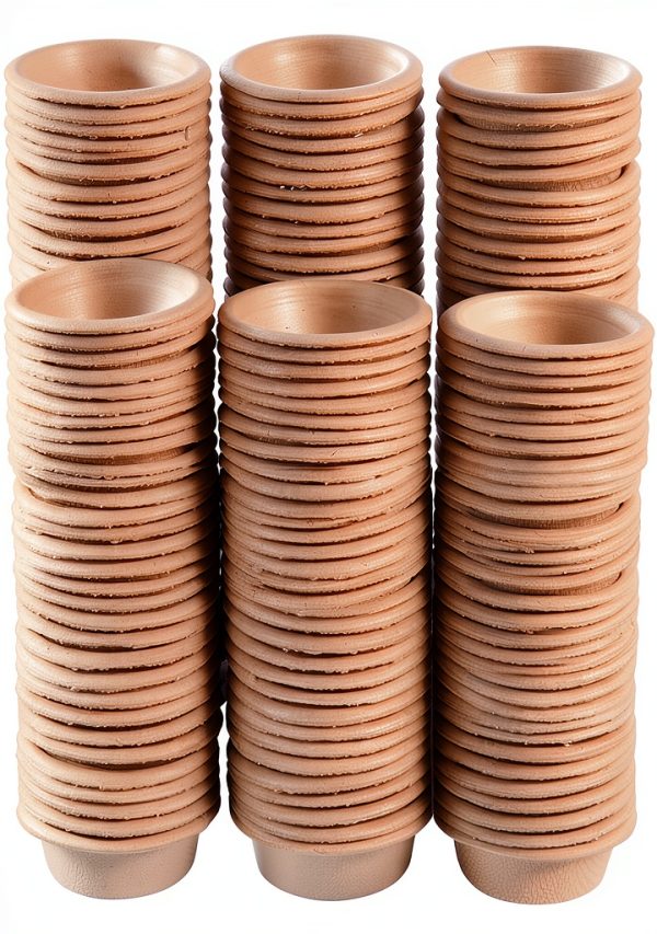 Paper Gecko Feeding Cups Reptiles Food and Water Bowls Feeder 0.5oz Small Cup Feeding Ledge Replacement Cups for Crested Gecko Lizards Spiders,100Pack-0