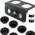 Magnetic Gecko Feeding Ledge CAVACHEW ABS Foldable Bowl with 6 Cups-0