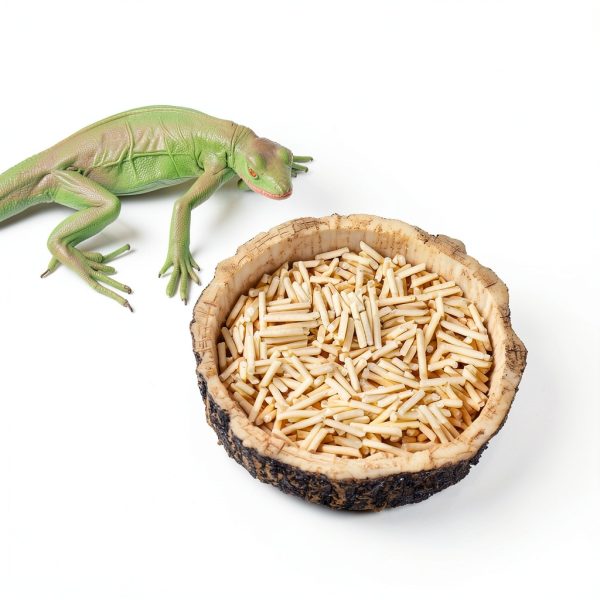 Reptile Water and Food Bowls CalPalmy 2 Pack Small Natural Tree Trunk-4