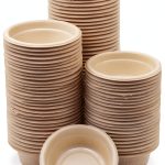 Pangea Large 1.5oz Paper Crested Gecko Food Water Cups 100 Mini Bowls-0