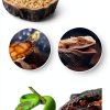 Reptile Water and Food Bowls CalPalmy 2 Pack Small Natural Tree Trunk-3