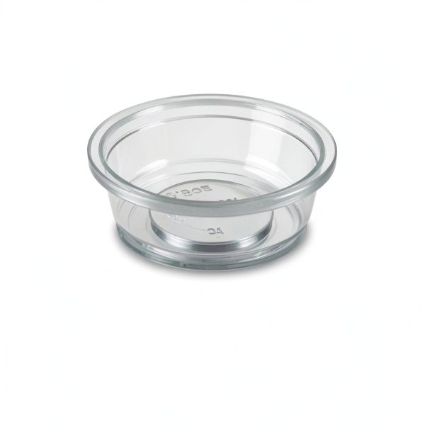 Crested Gecko Feeding Cups YOGURTCK 100pcs Transparent 0.5oz Bowls-2