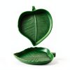 Terrarium Bowls 4Pack Feeding Dishes Leaf & Mango Shaped by SLSON-4