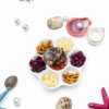 Hermit Crab Food Dish DQITJ 2pcs Ceramic Bowl 7 Compartments White-1
