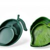 Terrarium Bowls 4Pack Feeding Dishes Leaf & Mango Shaped by SLSON-1