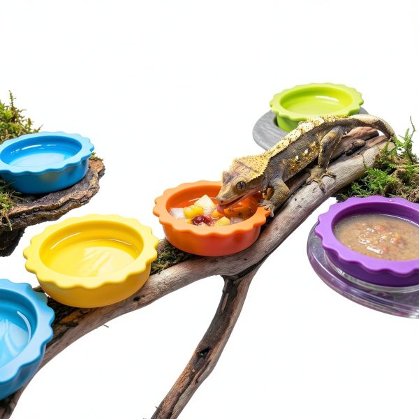 Crested Gecko Bowl 7 Pack – Eudimysx Silicone Dish-1