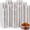 Gecko Food and Water Cups 500pcs Small Plastic Feeder by EBOOT 0.5oz-0