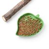 Leaf Reptile Food Water Bowl Boao Terrarium Bowls 2 Sizes Leaf Design-1
