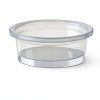 Gecko Food and Water Cups 500pcs Small Plastic Feeder by EBOOT 0.5oz-1