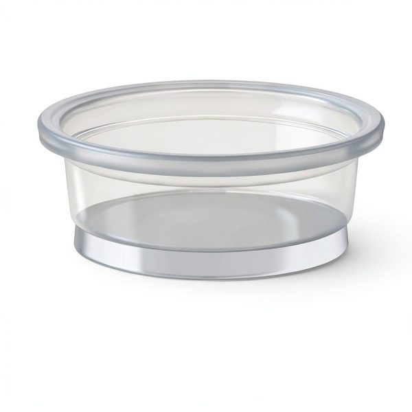 Gecko Food and Water Cups 500pcs Small Plastic Feeder by EBOOT 0.5oz-1