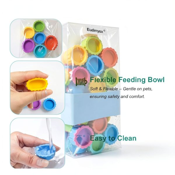 Crested Gecko Bowl 7 Pack – Eudimysx Silicone Dish-2