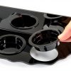 REPTI ZOO Magnetic Gecko Feeding Ledge, Acrylic Aboreal Feeding Ledge with 6PCS Cups, Strong Magnetic Reptile Ledge Gecko Food Ledge-5
