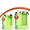 Reptile Corner Hunting Bowl - Glass Mount Insect Feeding Box for Reptile with Suction Cup which is Super Tight, Green, 6.29inch - M Size-2