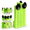 Reptile Corner Hunting Bowl - Glass Mount Insect Feeding Box for Reptile with Suction Cup which is Super Tight, Green, 6.29inch - M Size-1